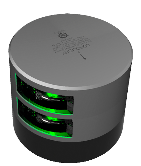 2nm 112,5° Green, dbl Starboard, silver anodized 2nm 112,5° Green, dbl Starboard, silver anodized